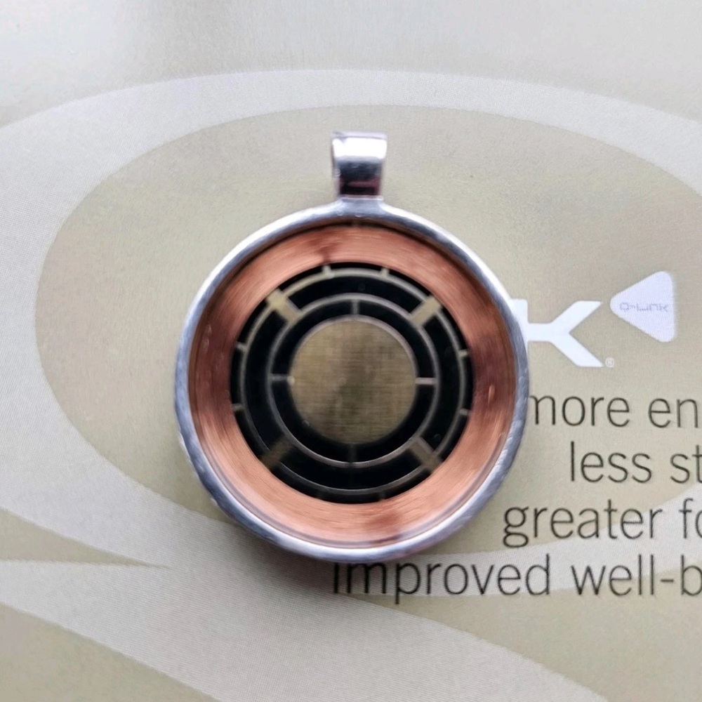 Q-Link .925 sterling Silver Retro SRT-3 Pendant (Polished Finish) SUPER RARE
